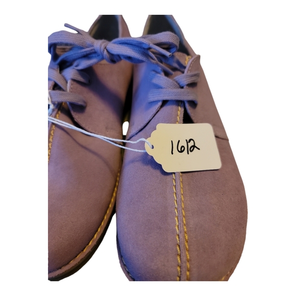 Splash shoes suede lavender laces crepe sole womens 10 loafer colorful - Picture 7 of 7
